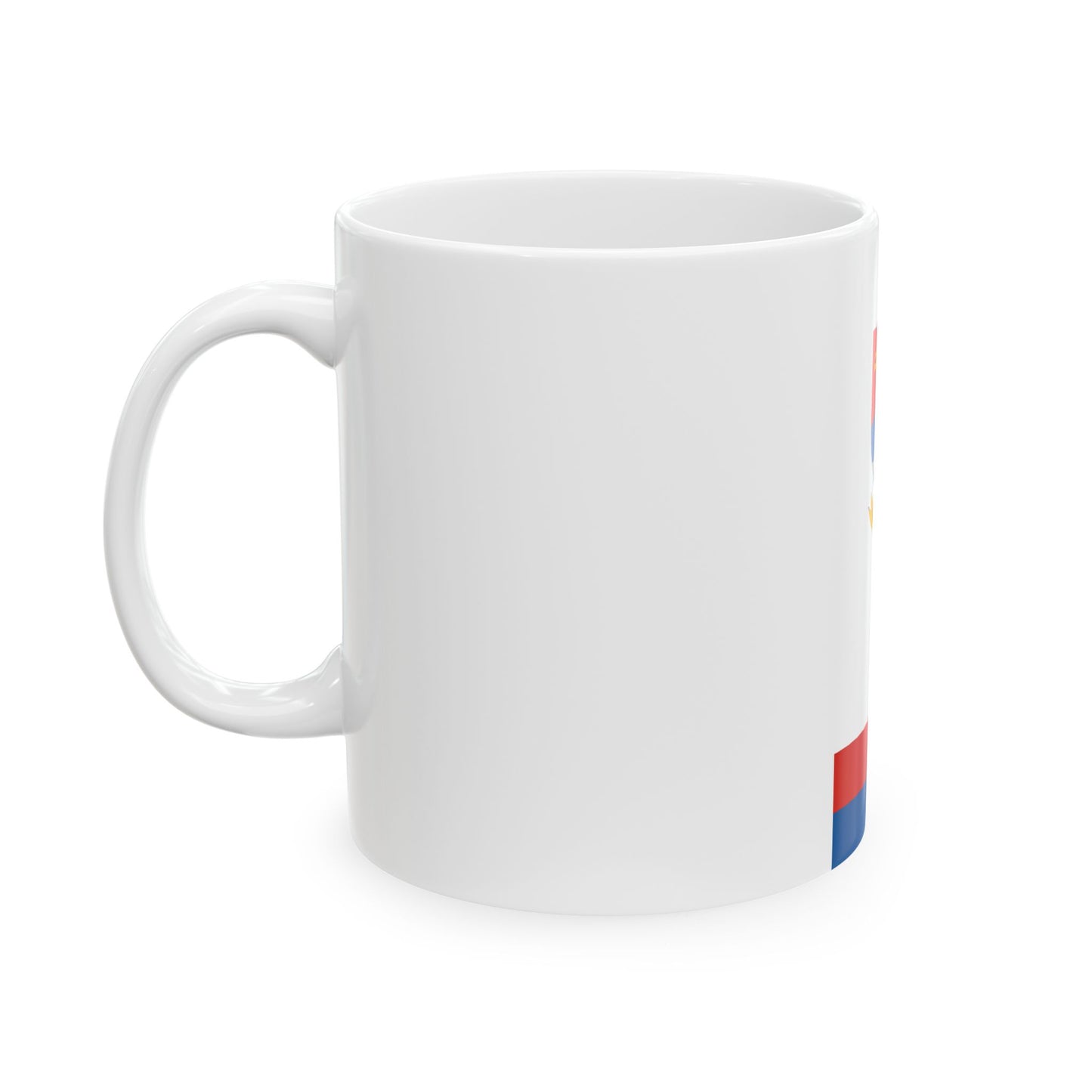 Flag of Gerjen (Hungary) White Coffee Mug-Go Mug Yourself