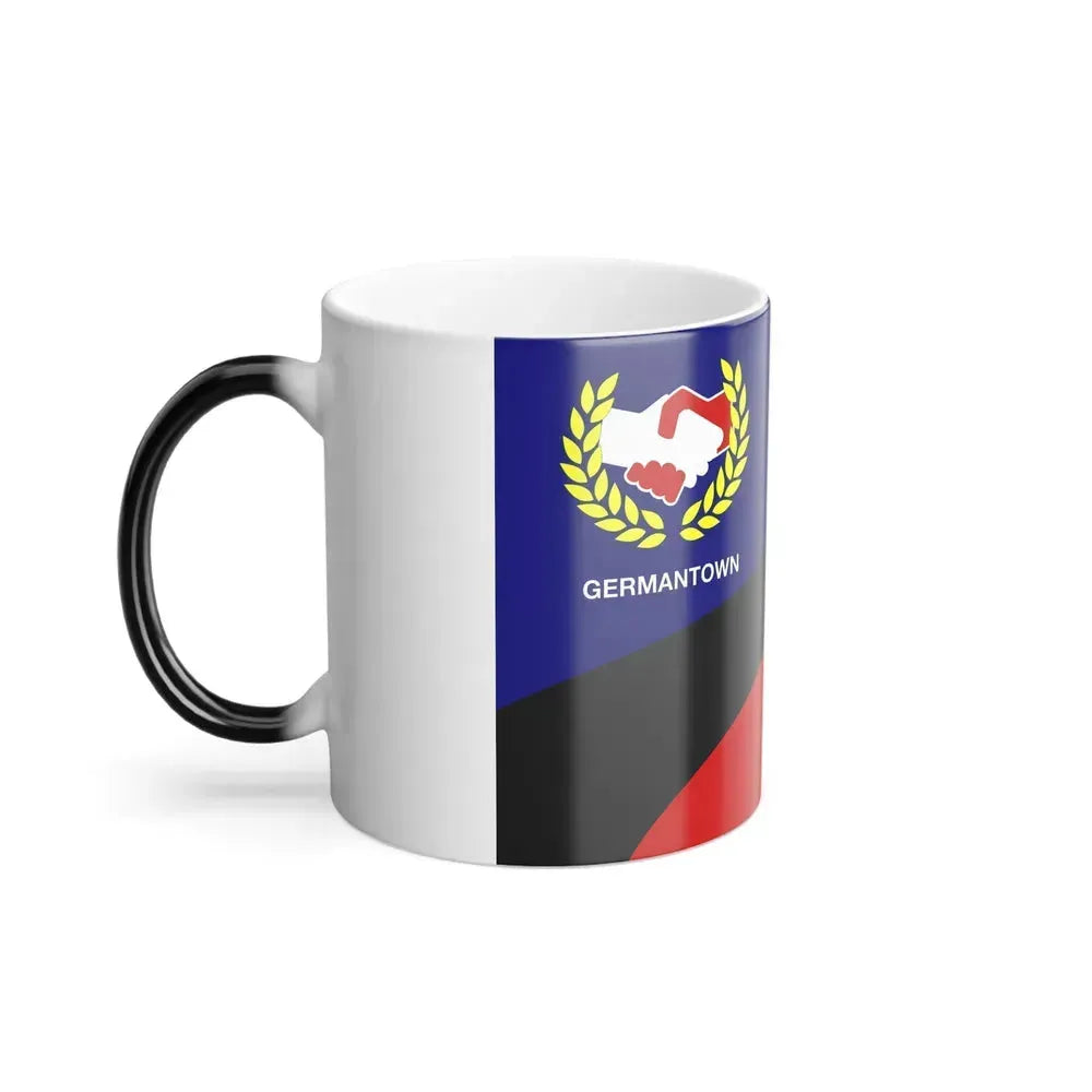 Flag of Germantown, Ohio - Color Changing Coffee Mug - Go Mug Yourself