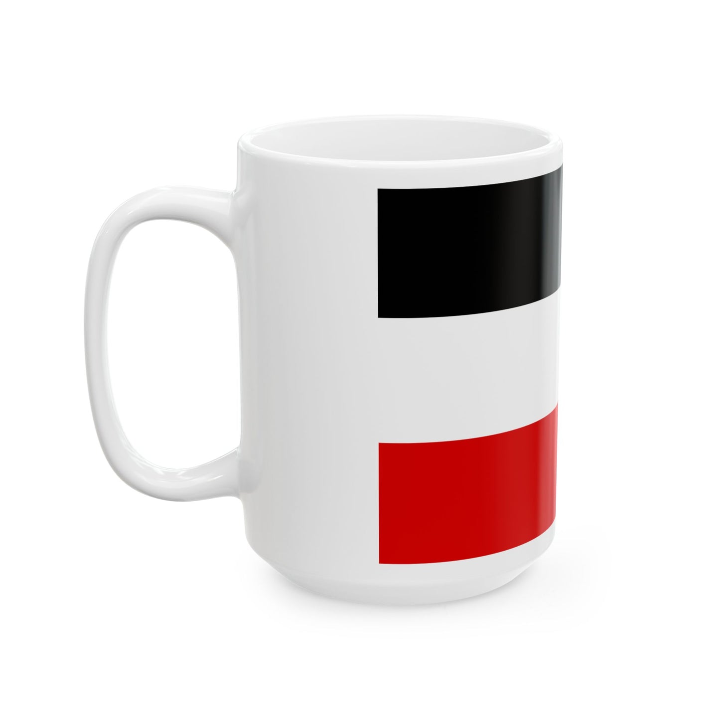 Flag of Germany 1867-1918 (Germany) White Coffee Mug-Go Mug Yourself