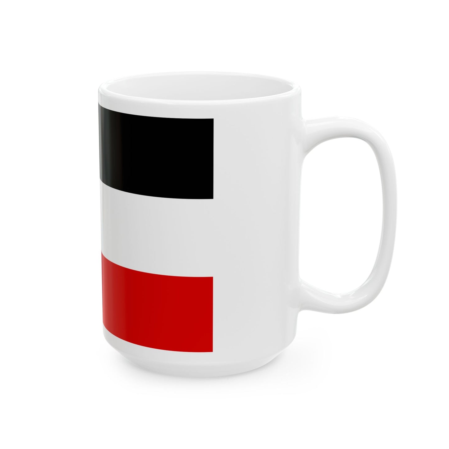 Flag of Germany 1867-1918 (Germany) White Coffee Mug-Go Mug Yourself