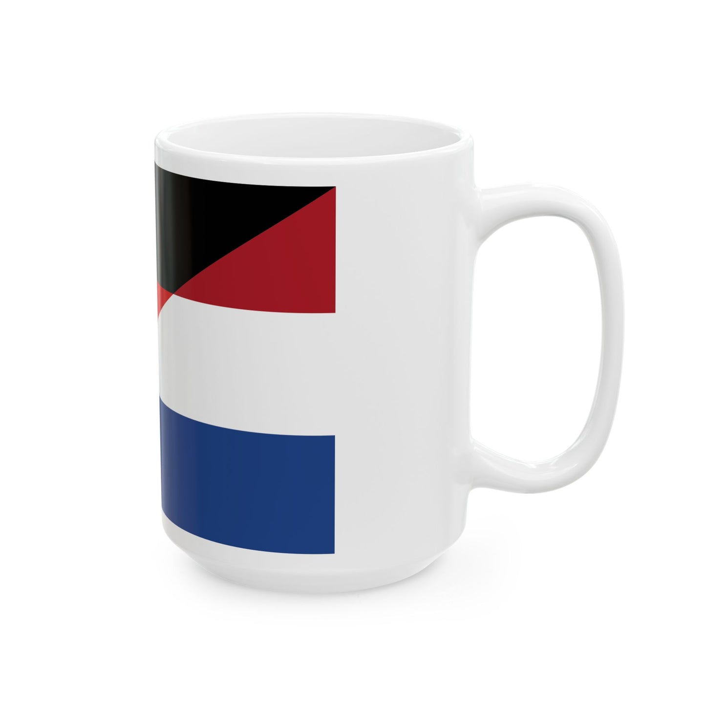 Flag of Germany and the Netherlands (Germany) White Coffee Mug-Go Mug Yourself