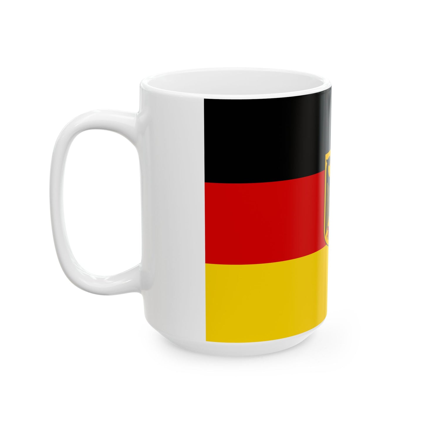 Flag of Germany unoff 3-2 (Germany) White Coffee Mug-Go Mug Yourself