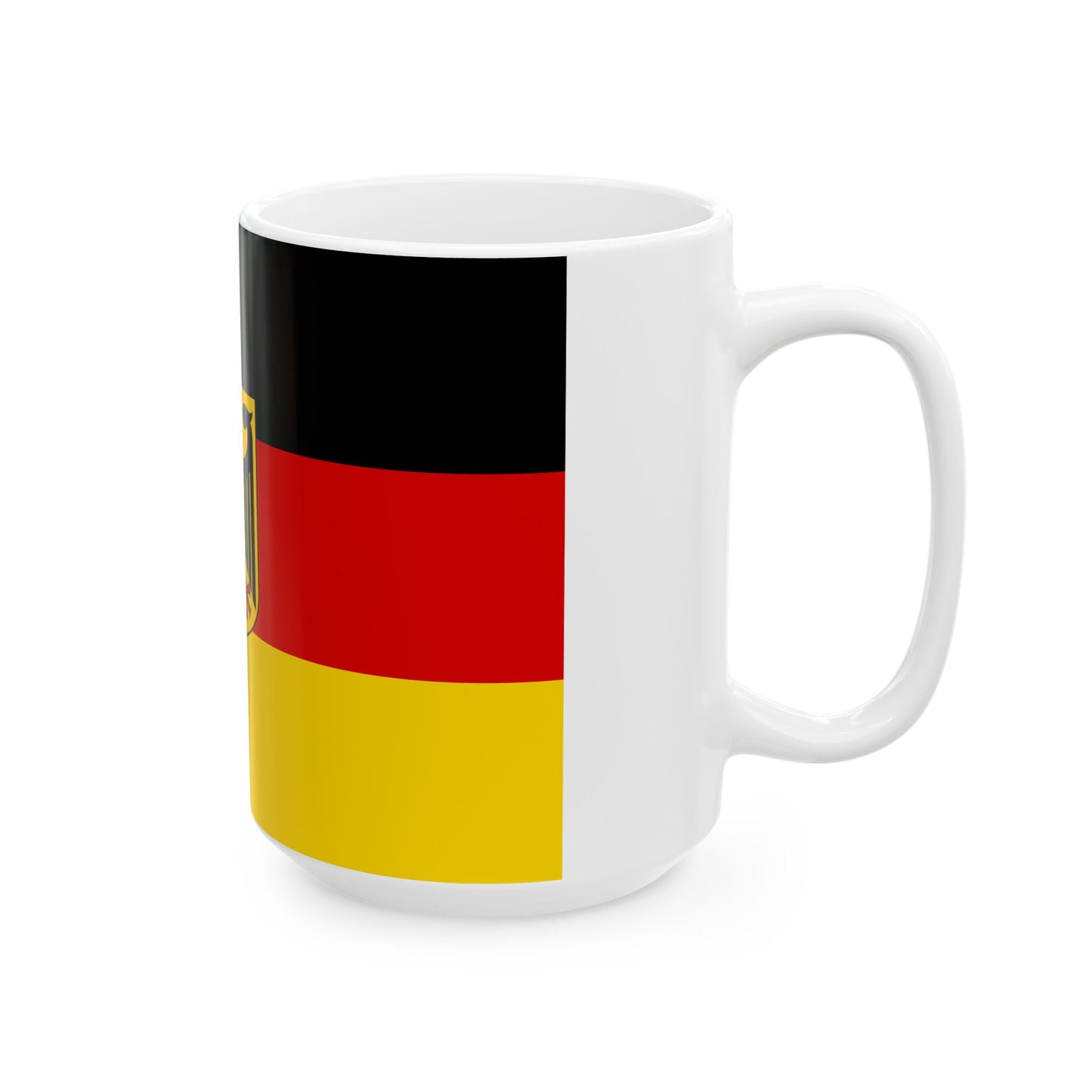 Flag of Germany unoff 3-2 (Germany) White Coffee Mug-Go Mug Yourself