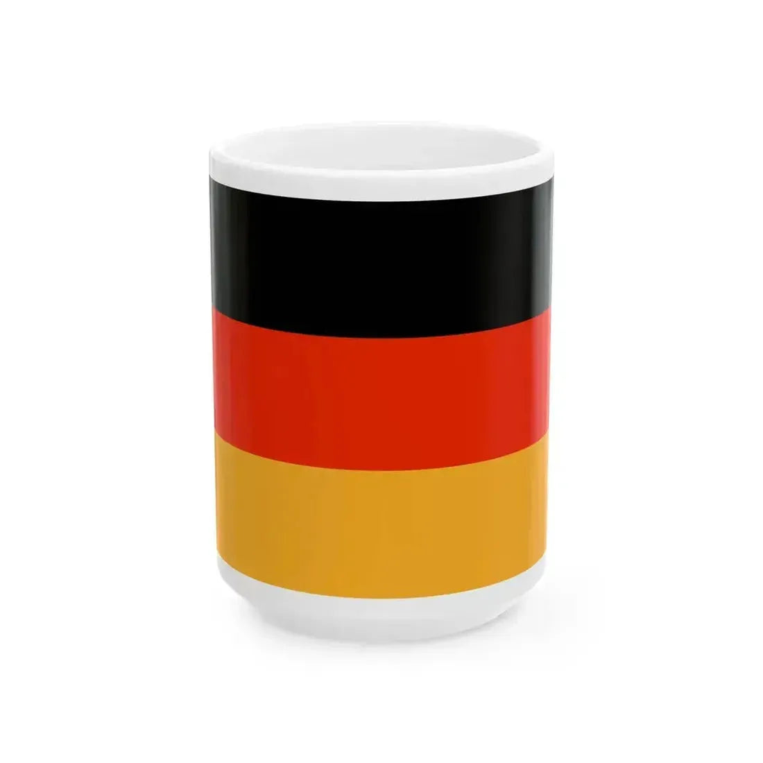 Flag of Germany WFB 2000 (Germany) White Coffee Mug 15oz - Go Mug Yourself