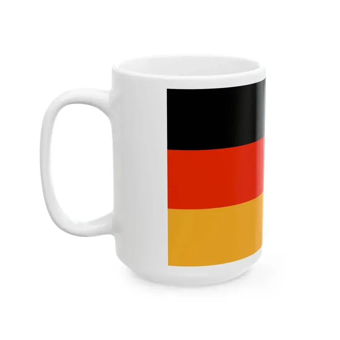 Flag of Germany WFB 2000 (Germany) White Coffee Mug - Go Mug Yourself