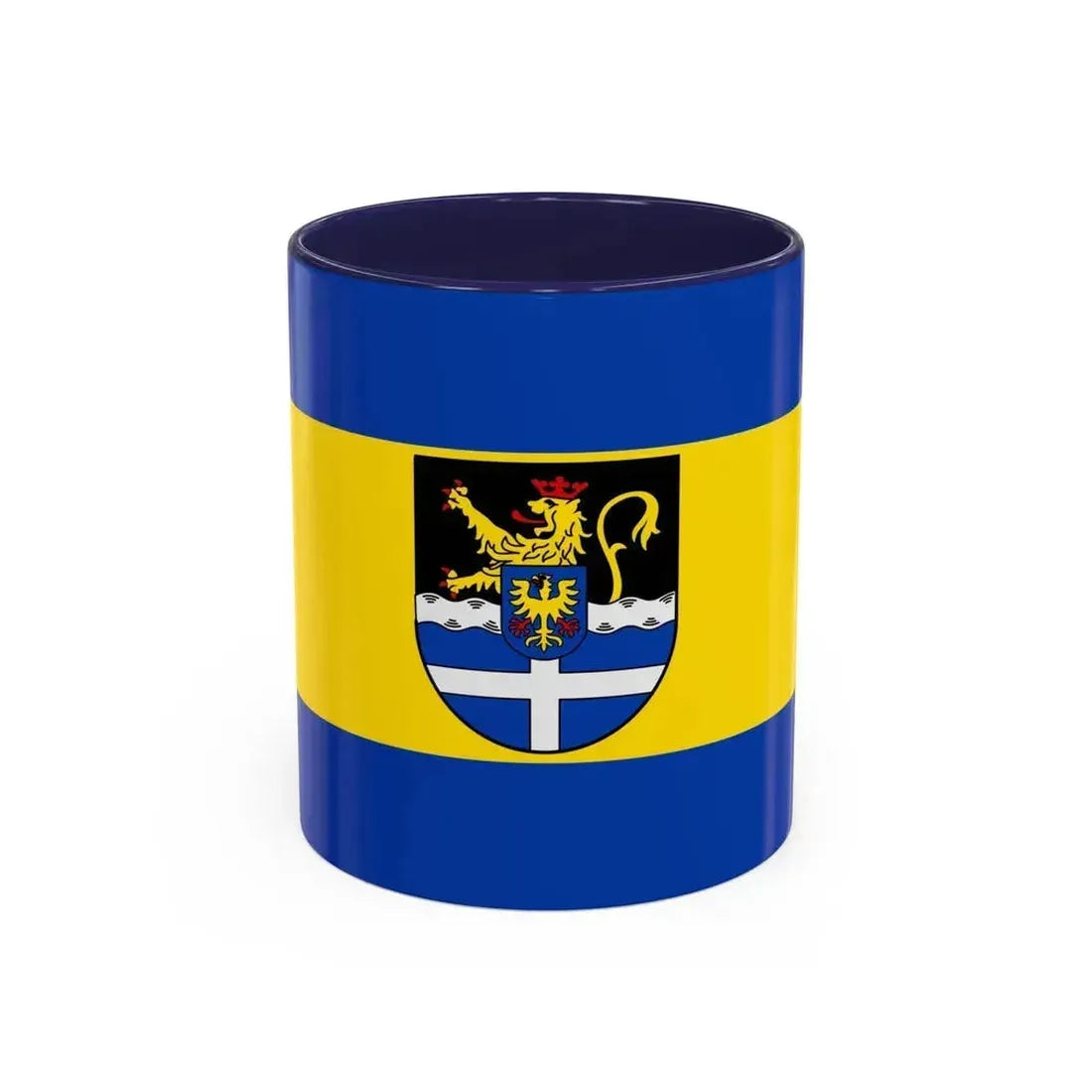 Flag of Germersheim Germany - Accent Coffee Mug 11oz Navy - Go Mug Yourself