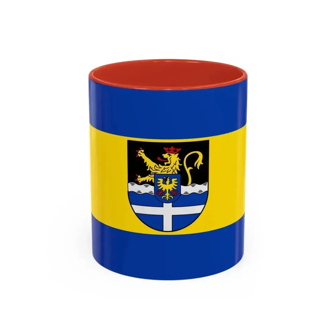 Flag of Germersheim Germany - Accent Coffee Mug 11oz Red - Go Mug Yourself