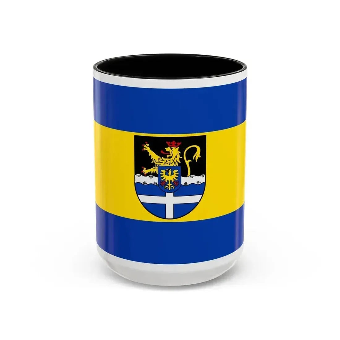 Flag of Germersheim Germany - Accent Coffee Mug 15oz Black - Go Mug Yourself