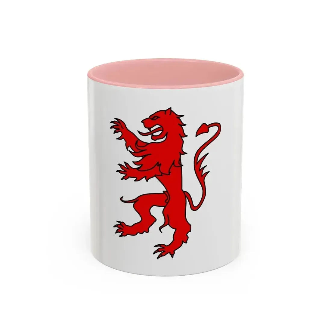 Flag of Gers France 2 - Accent Coffee Mug 11oz Pink - Go Mug Yourself