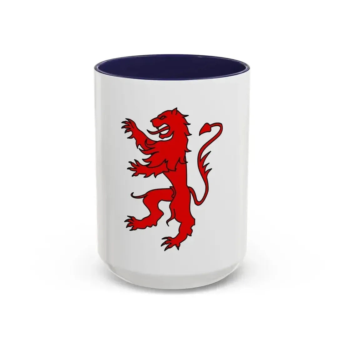 Flag of Gers France 2 - Accent Coffee Mug 15oz Navy - Go Mug Yourself