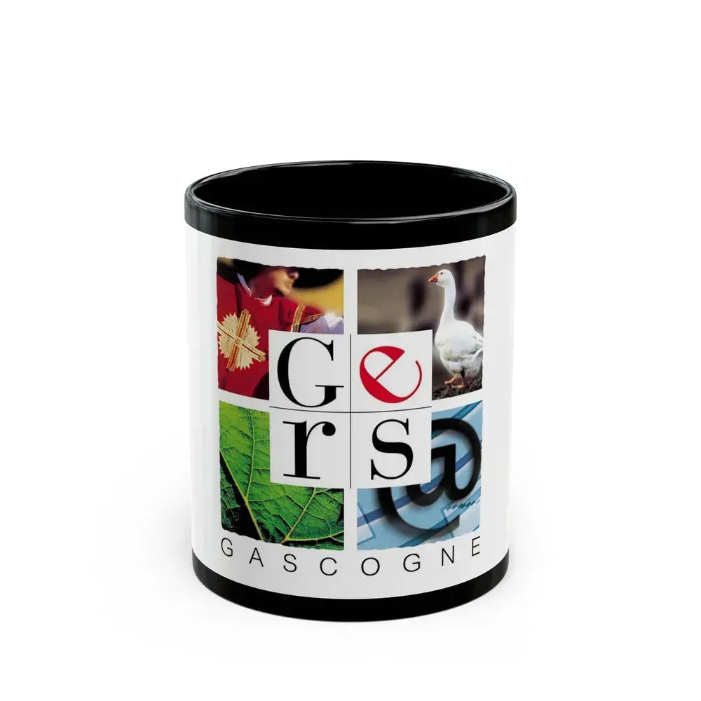 Flag of Gers France - Black Coffee Mug 11oz - Go Mug Yourself