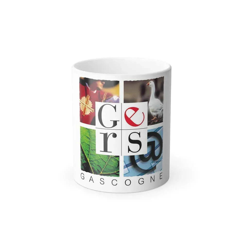 Flag of Gers France - Color Changing Coffee Mug 11oz - Go Mug Yourself