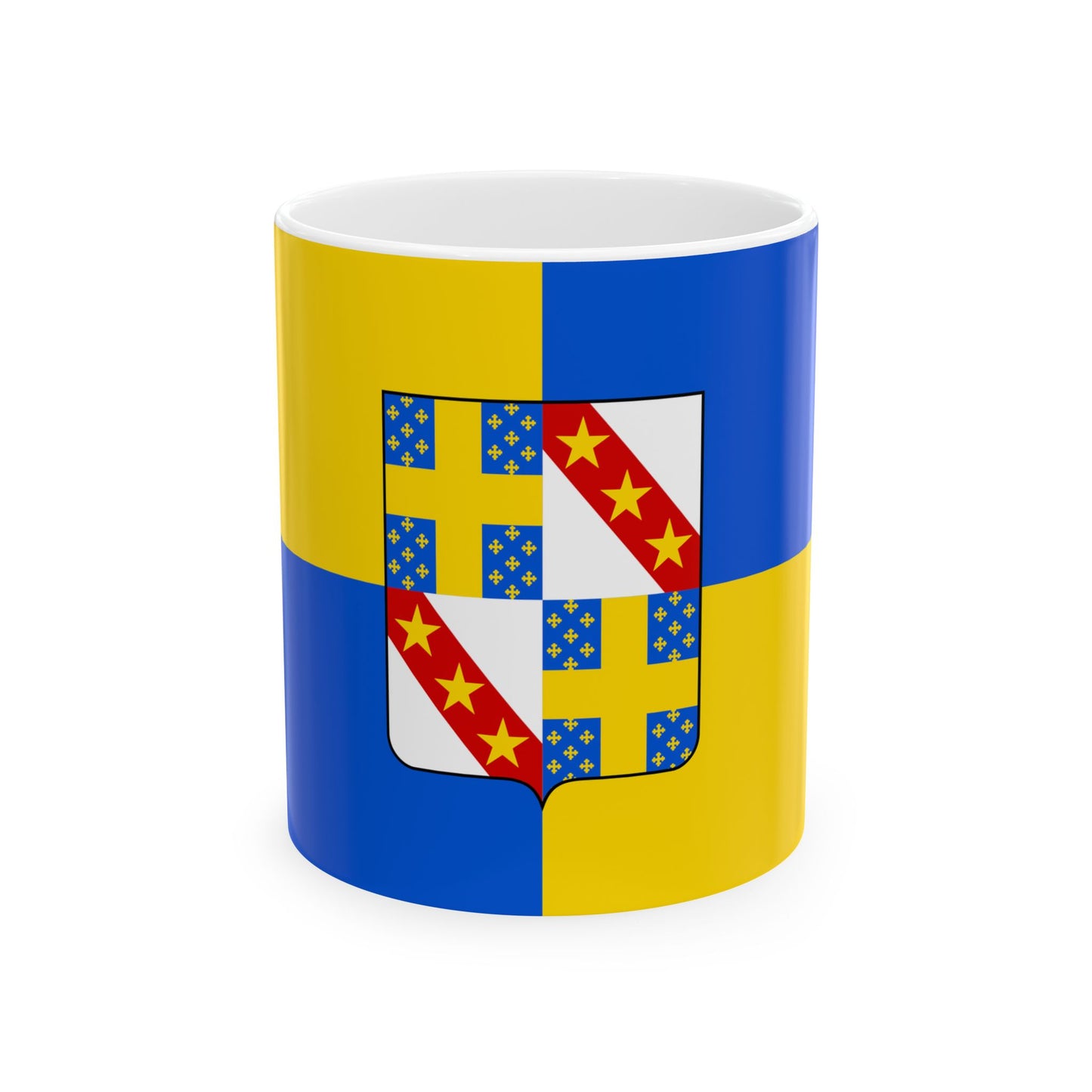 Flag of Gesves (Belgium) White Coffee Mug-11oz-Go Mug Yourself