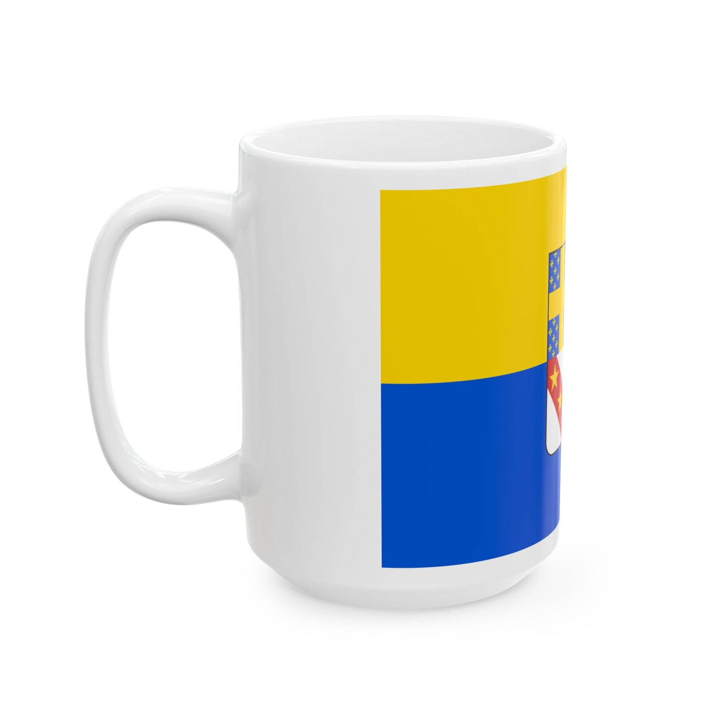 Flag of Gesves (Belgium) White Coffee Mug-Go Mug Yourself