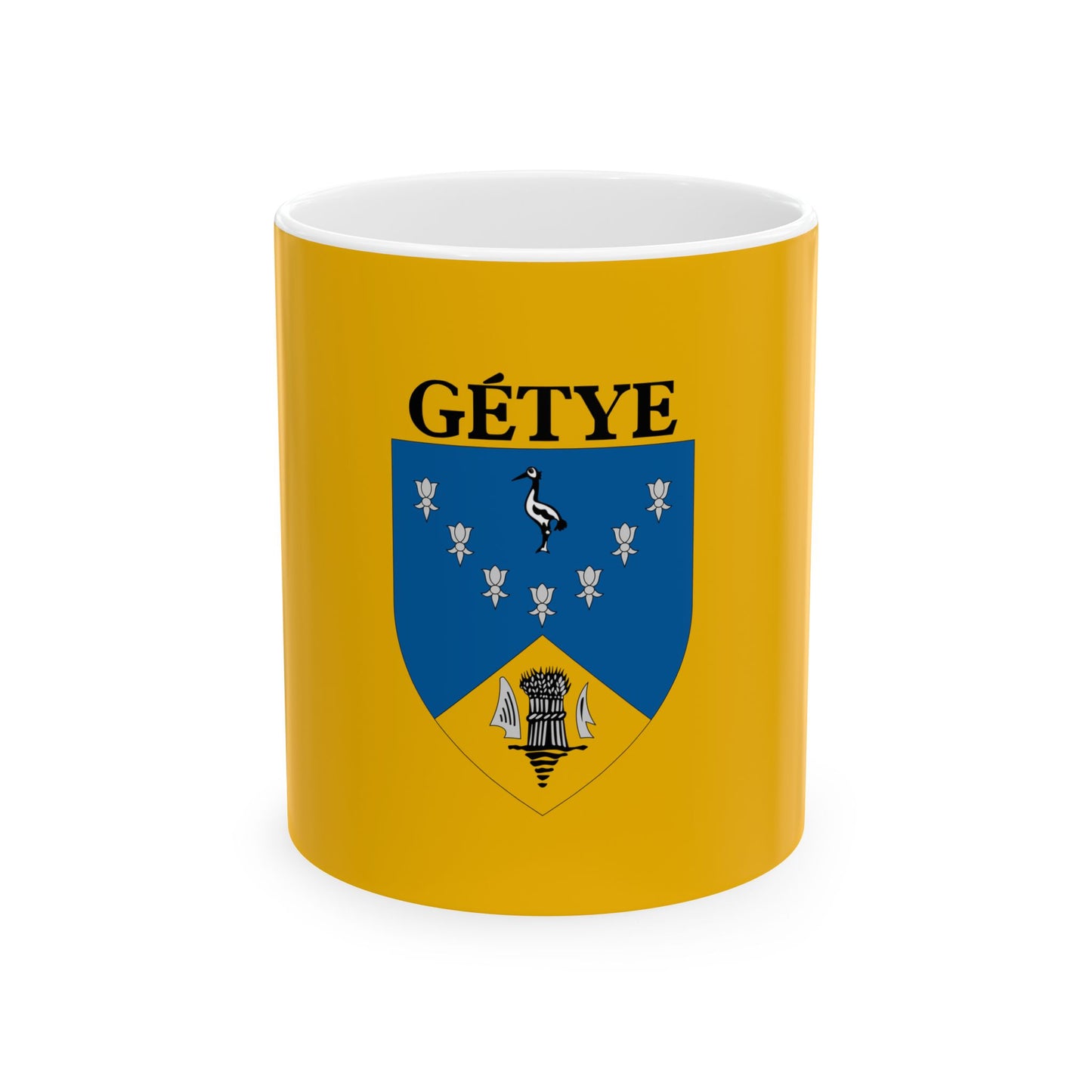 Flag of Getye (Hungary) White Coffee Mug-11oz-Go Mug Yourself