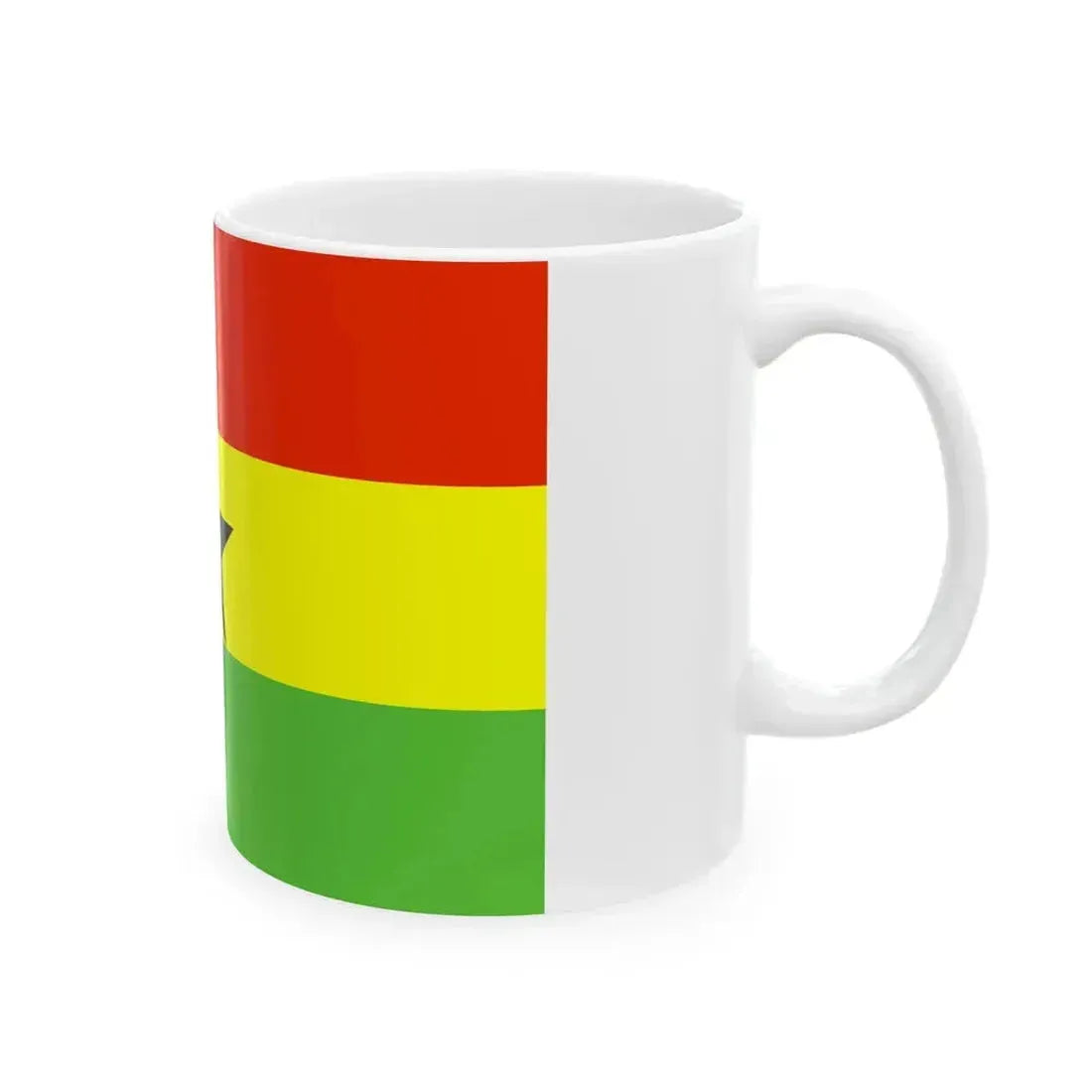 Flag of Ghana WFB 2000 (Ghana) White Coffee Mug - Go Mug Yourself