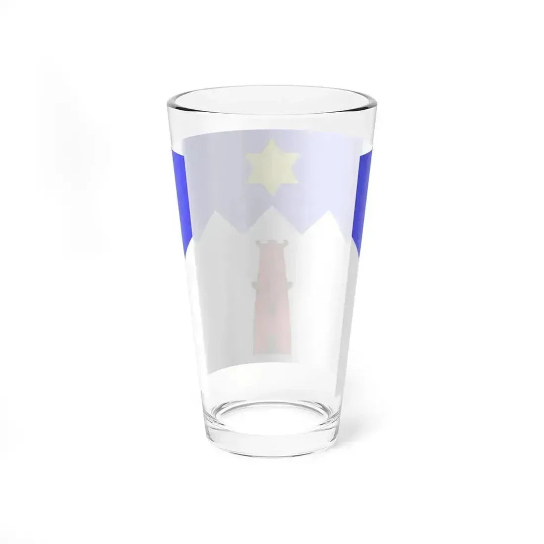 Flag of Gharb Malta - Pint Glass 16oz - Go Mug Yourself