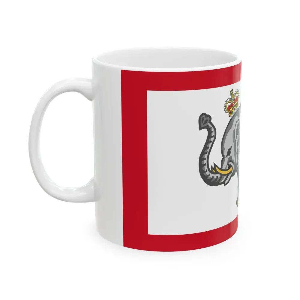 Flag of Ghezo of Dahomey (Benin) White Coffee Mug - Go Mug Yourself