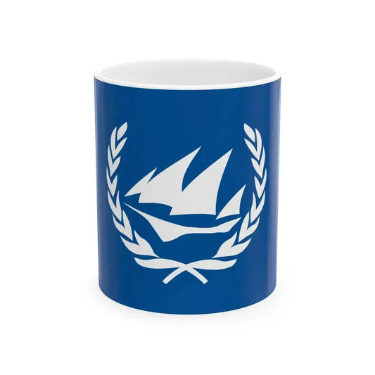 Flag of Giglio Island (Italy) White Coffee Mug 11oz - Go Mug Yourself