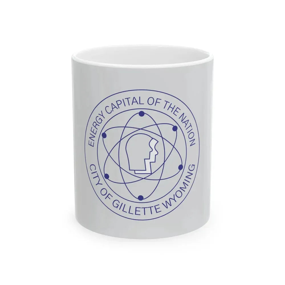 Flag of Gillette Wyoming (United States) White Coffee Mug 11oz - Go Mug Yourself