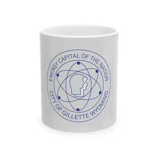 Flag of Gillette Wyoming (United States) White Coffee Mug 11oz - Go Mug Yourself