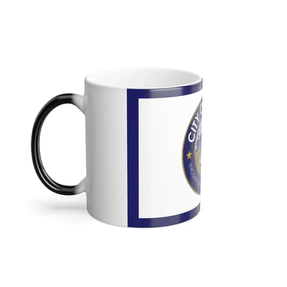 Flag of Gilroy, California - Color Changing Coffee Mug - Go Mug Yourself