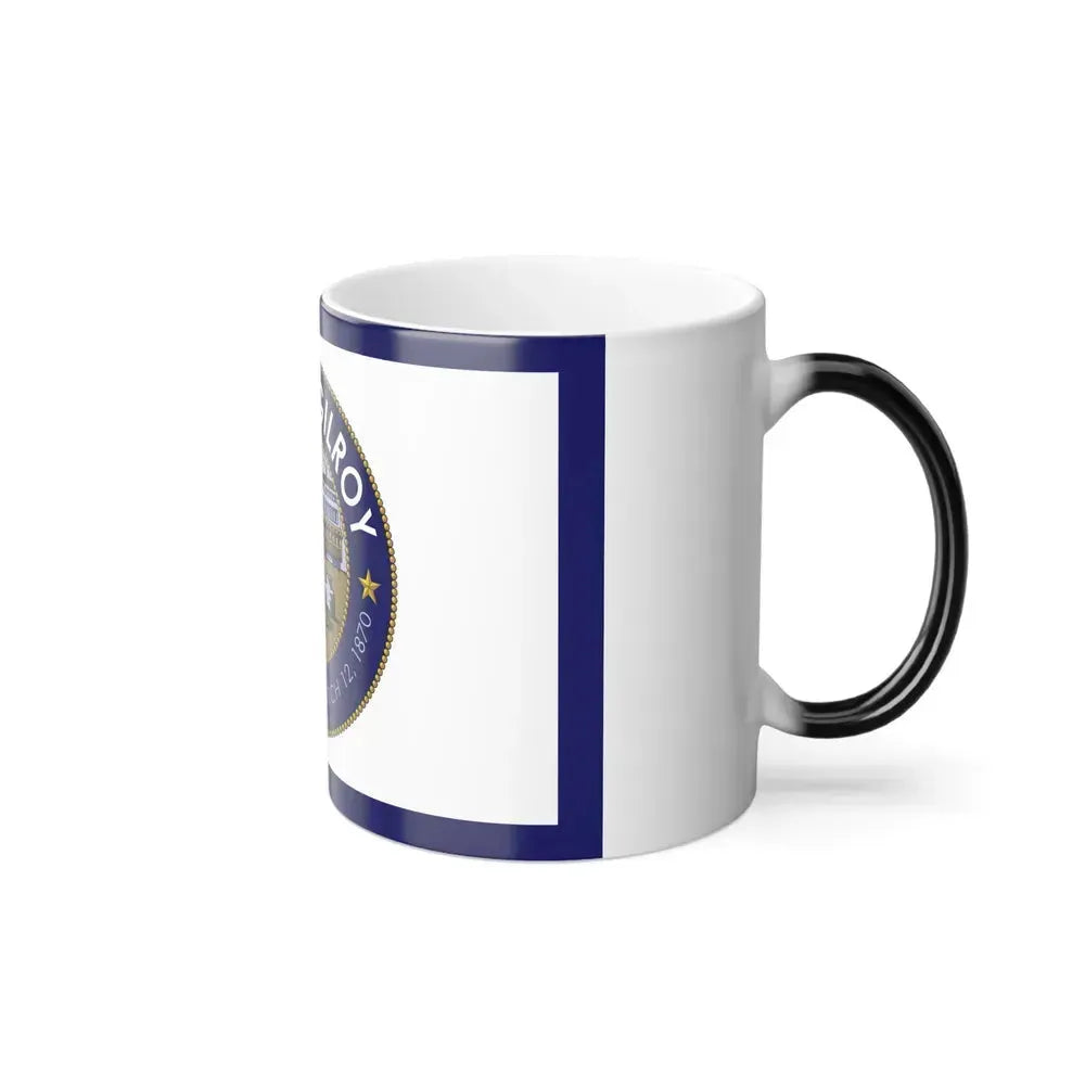 Flag of Gilroy, California - Color Changing Coffee Mug - Go Mug Yourself