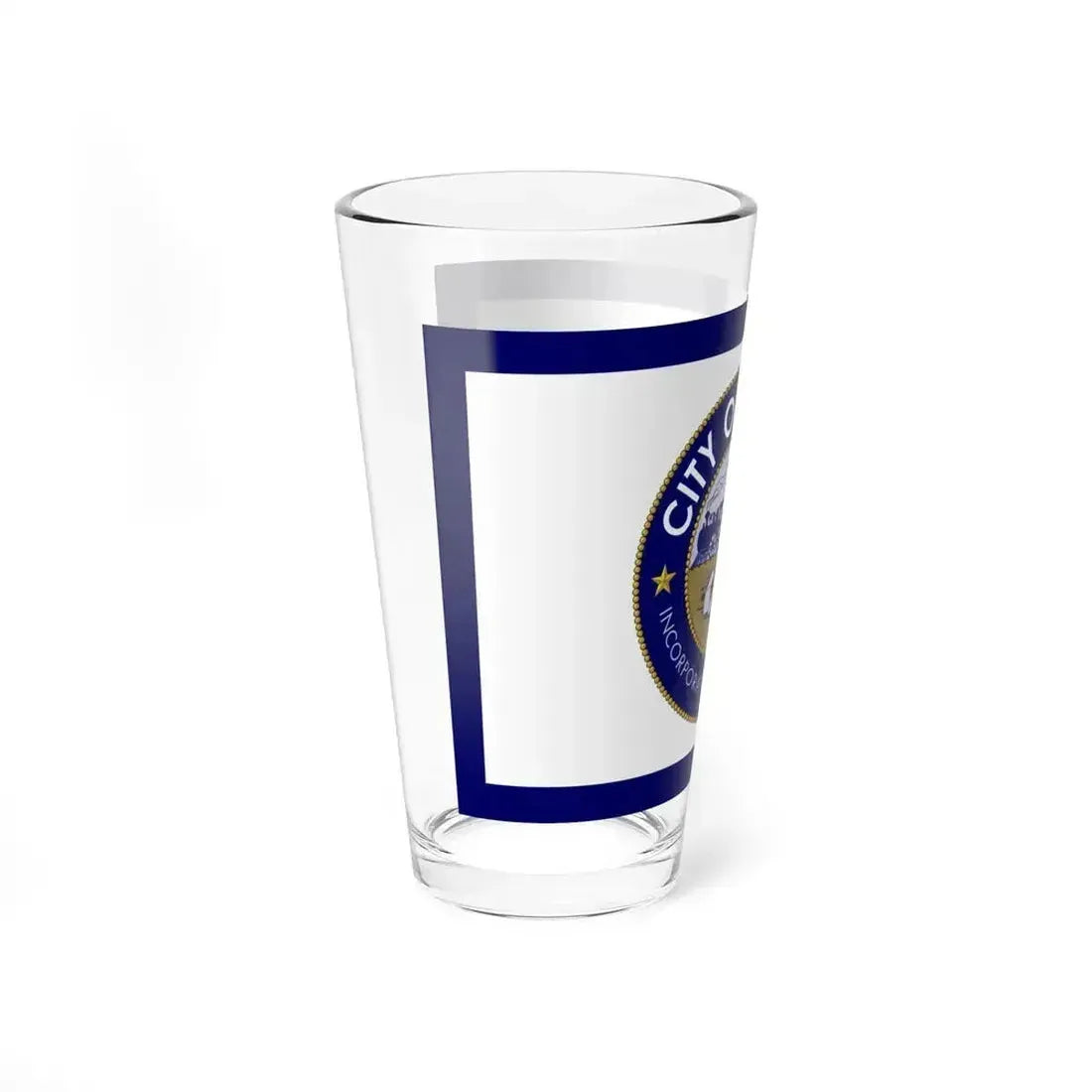 Flag of Gilroy, California - Pint Glass 16oz - Go Mug Yourself