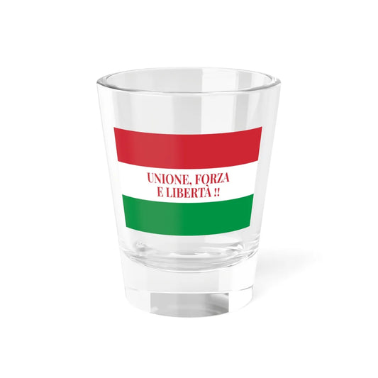 Flag of Giovine Italia (Italy) Shot Glass 1.5oz 1.5oz - Go Mug Yourself