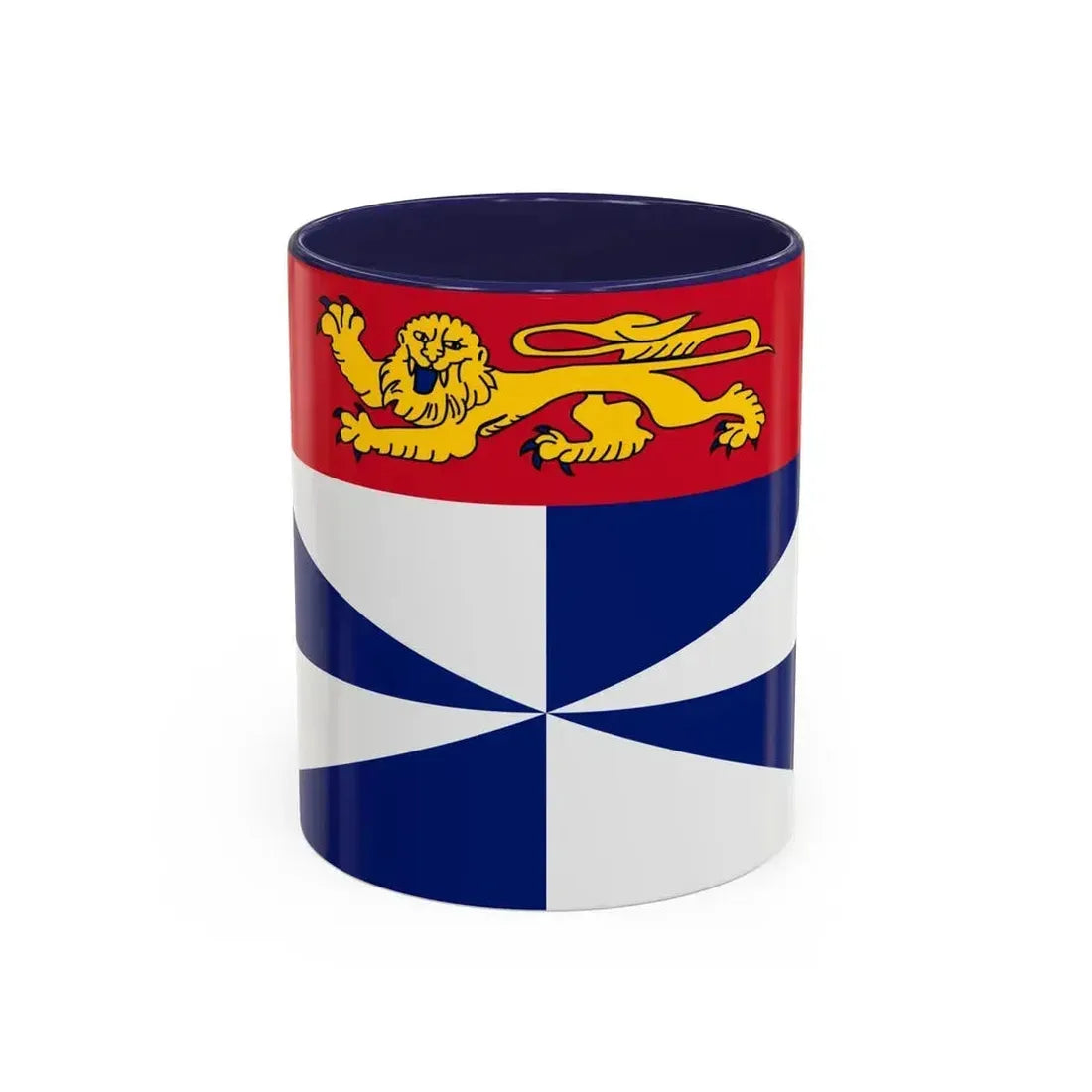 Flag of Gironde France 2 - Accent Coffee Mug 11oz Navy - Go Mug Yourself