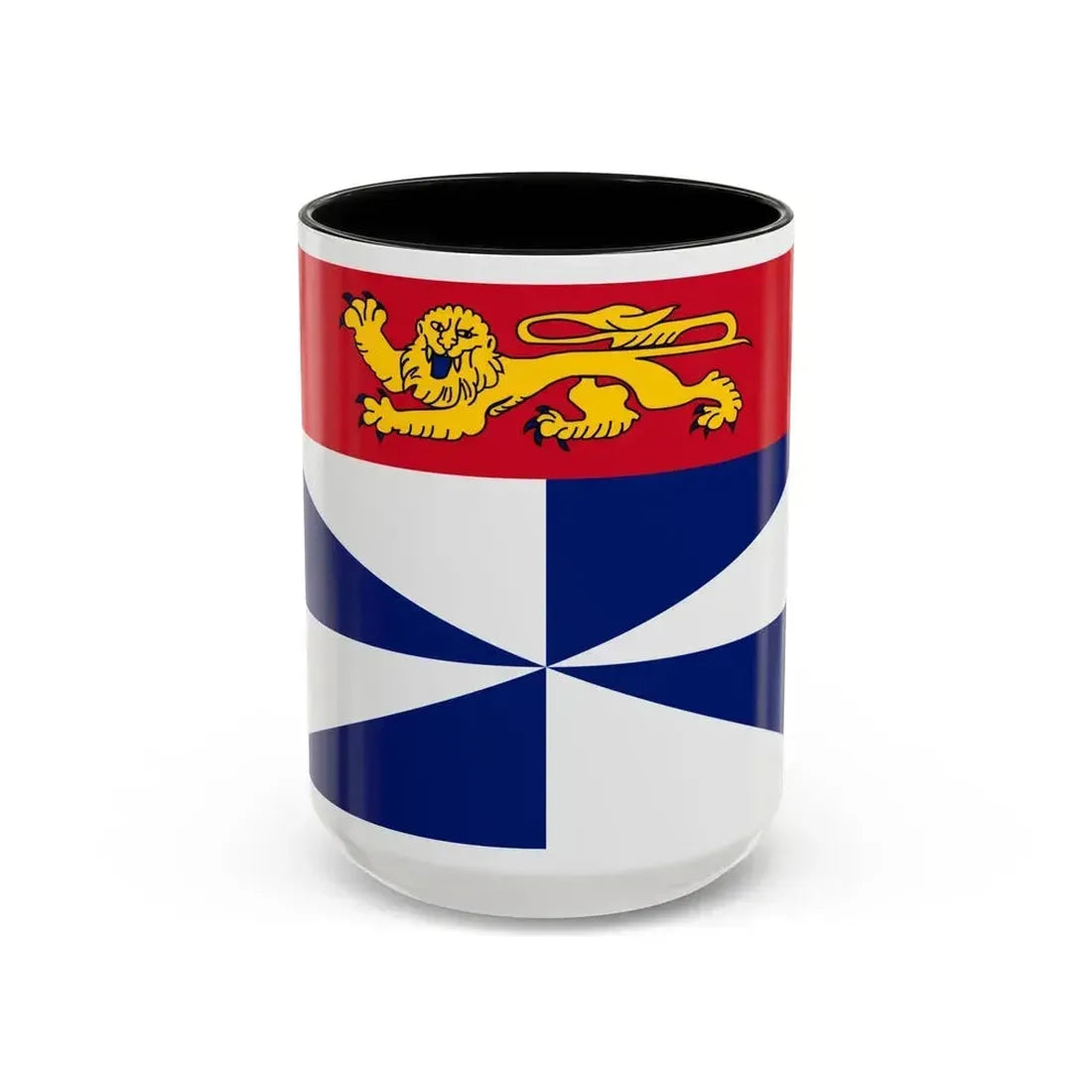 Flag of Gironde France 2 - Accent Coffee Mug 15oz Black - Go Mug Yourself