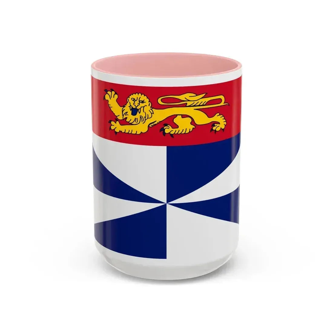 Flag of Gironde France 2 - Accent Coffee Mug 15oz Pink - Go Mug Yourself