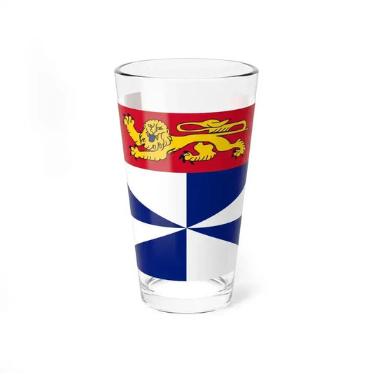 Flag of Gironde France 2 - Pint Glass 16oz 16oz - Go Mug Yourself