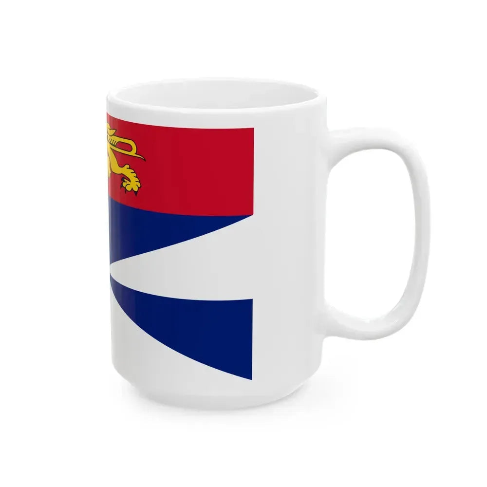 Flag of Gironde France 2 - White Coffee Mug - Go Mug Yourself