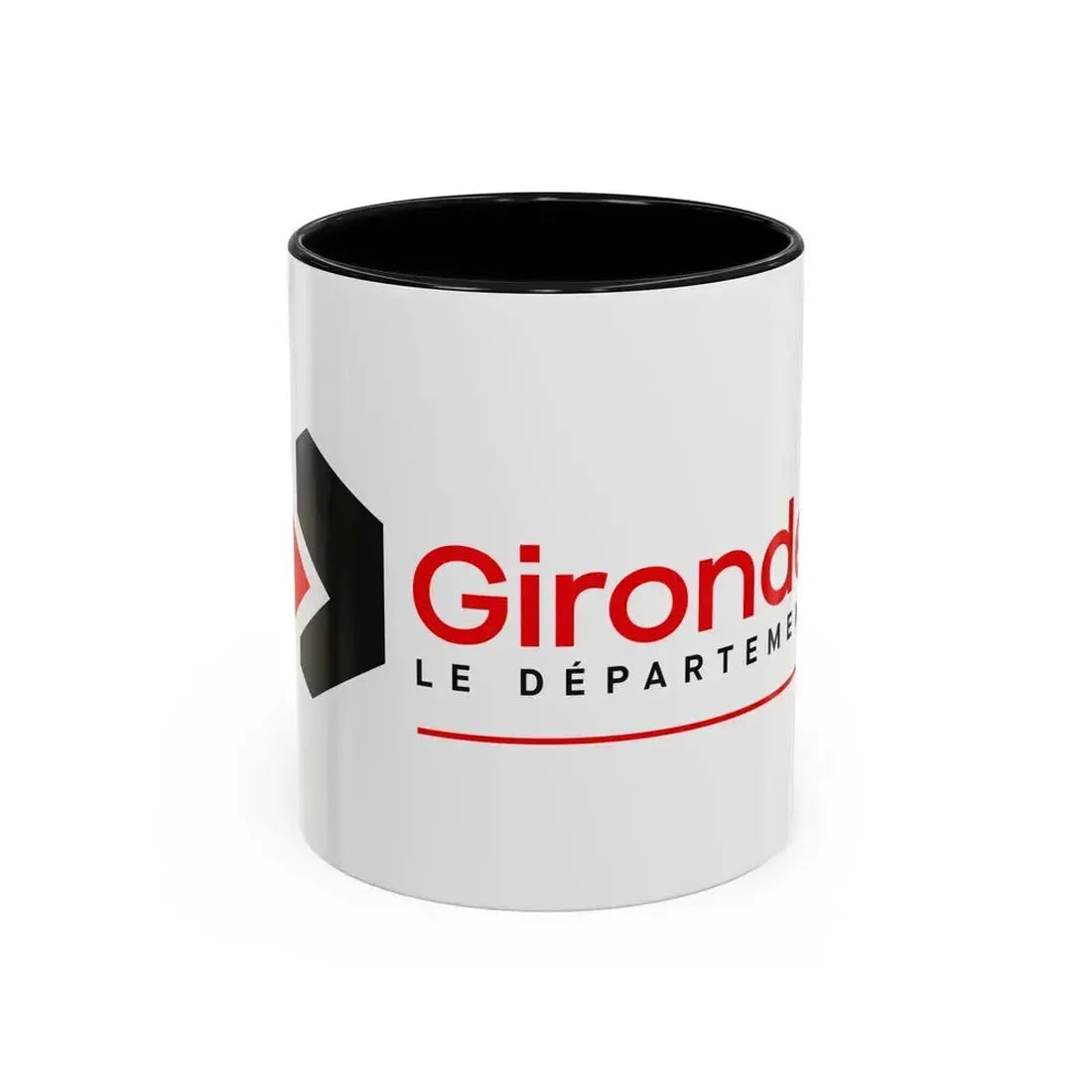 Flag of Gironde France - Accent Coffee Mug 11oz Black - Go Mug Yourself