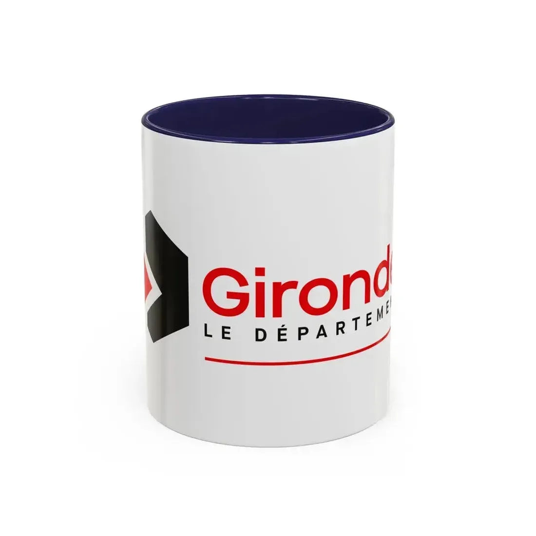 Flag of Gironde France - Accent Coffee Mug 11oz Navy - Go Mug Yourself