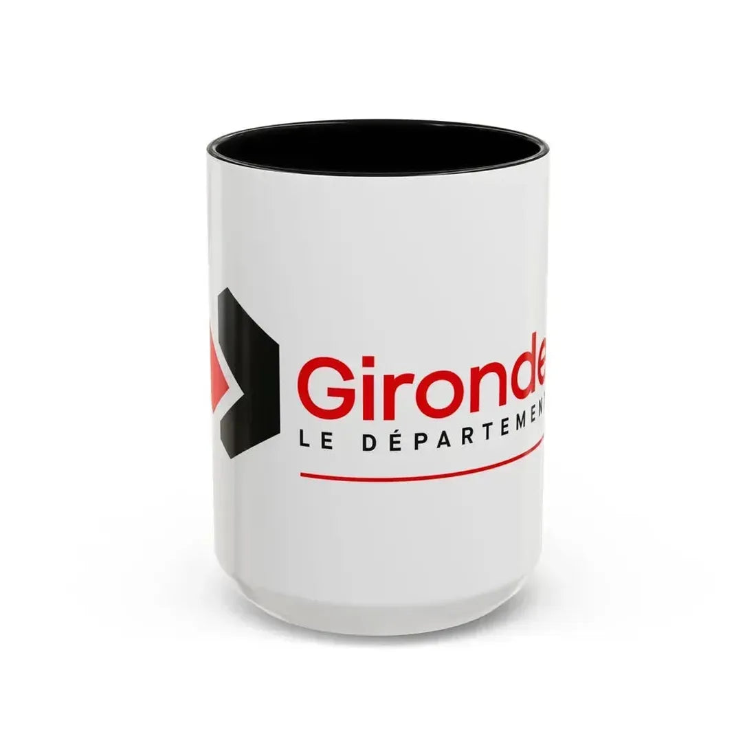 Flag of Gironde France - Accent Coffee Mug 15oz Black - Go Mug Yourself