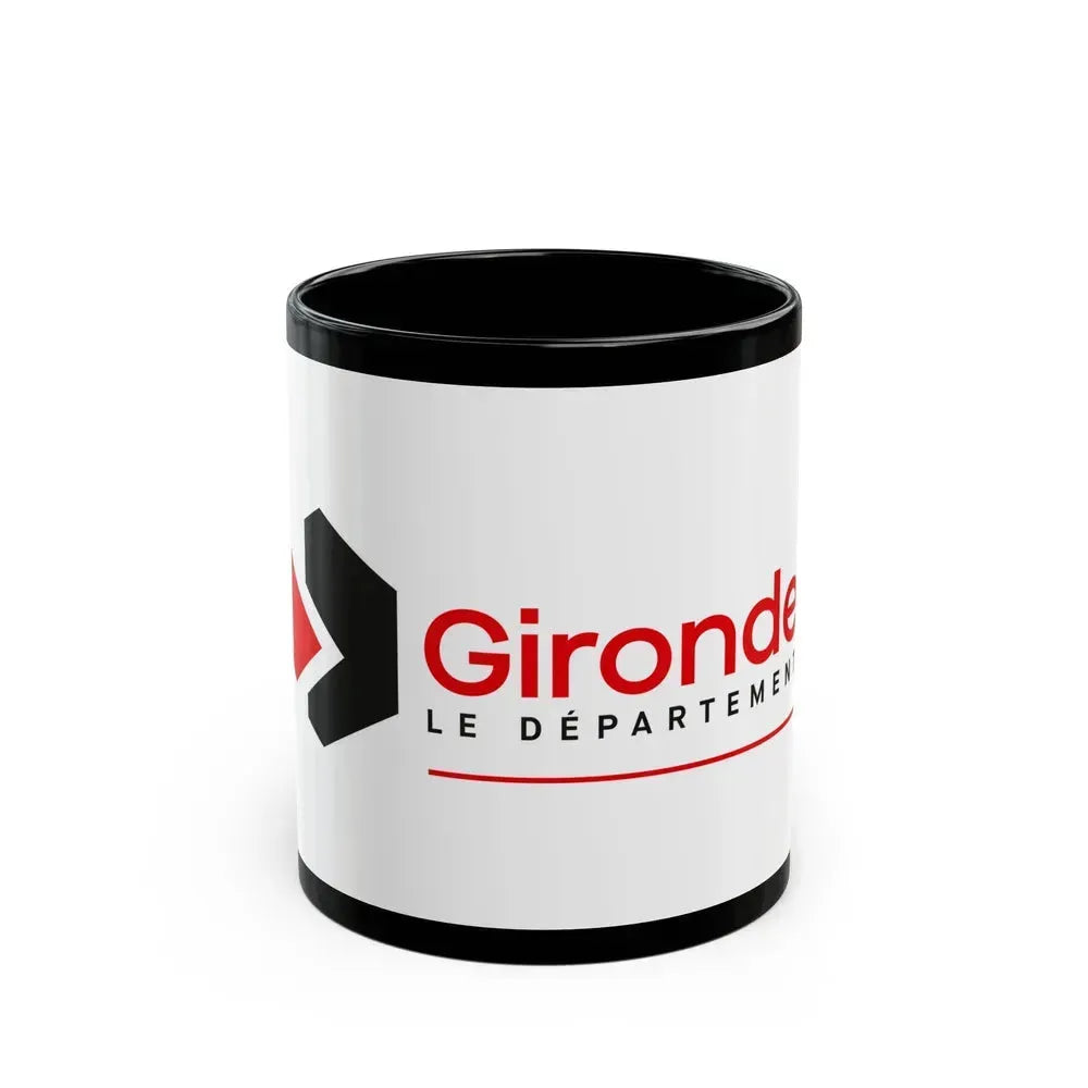 Flag of Gironde France - Black Coffee Mug 11oz - Go Mug Yourself