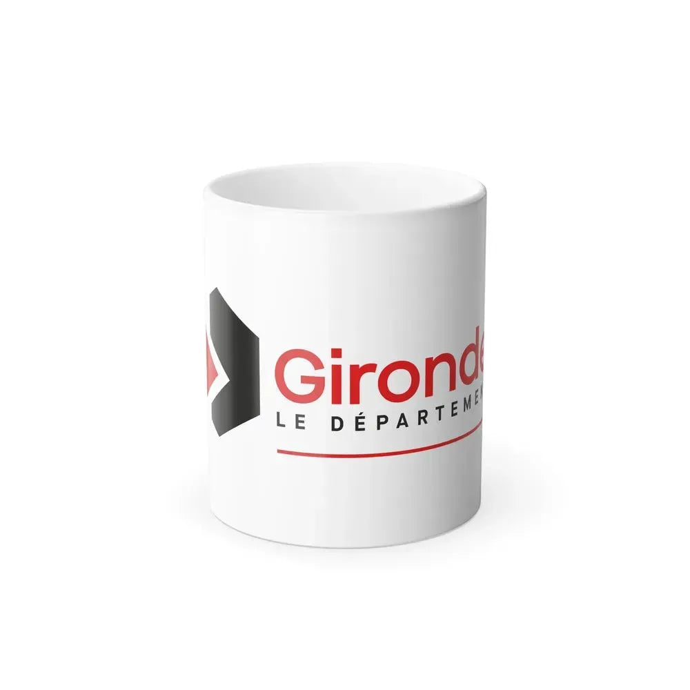 Flag of Gironde France - Color Changing Coffee Mug 11oz - Go Mug Yourself