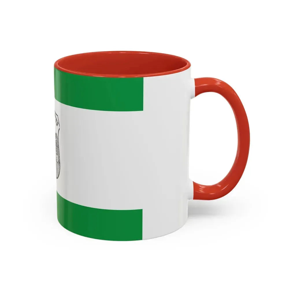 Flag of Givatayim Israel - Accent Coffee Mug - Go Mug Yourself