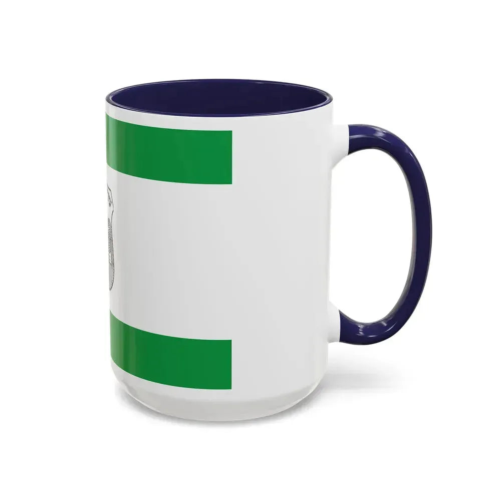 Flag of Givatayim Israel - Accent Coffee Mug - Go Mug Yourself