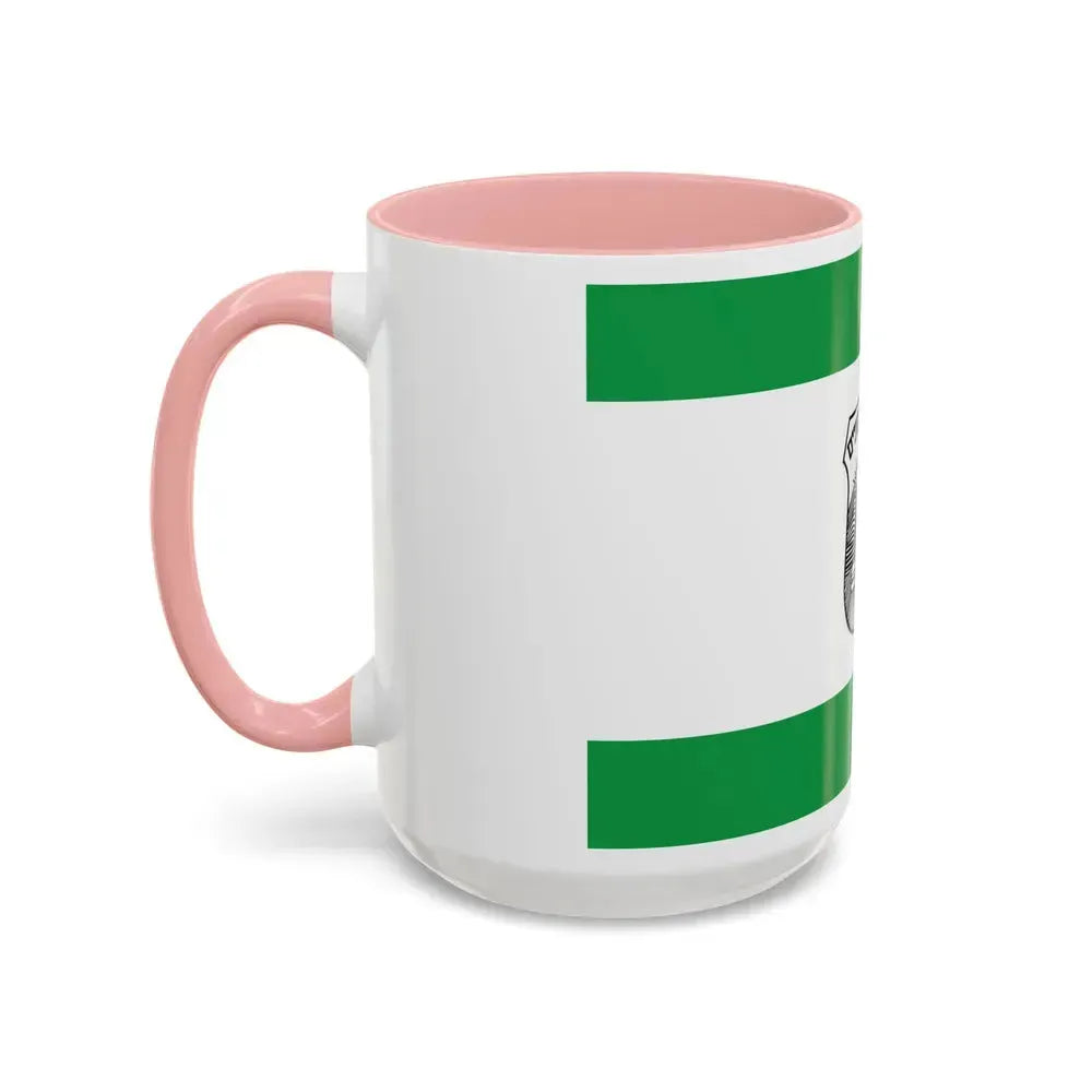 Flag of Givatayim Israel - Accent Coffee Mug - Go Mug Yourself