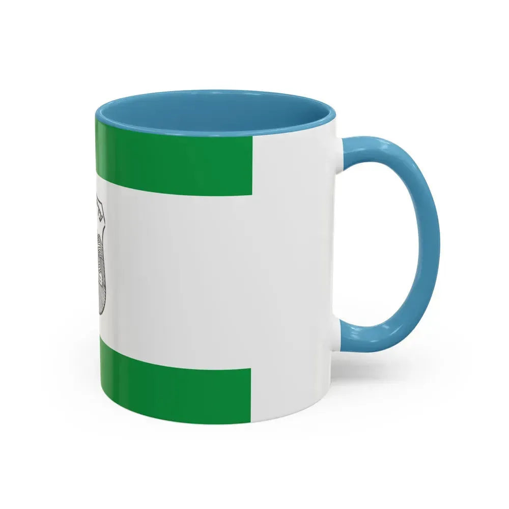 Flag of Givatayim Israel - Accent Coffee Mug - Go Mug Yourself