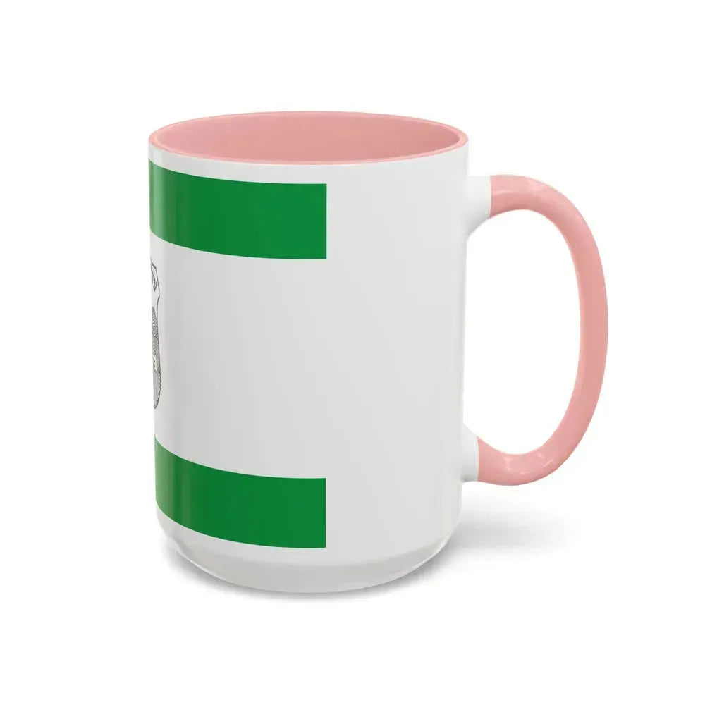 Flag of Givatayim Israel - Accent Coffee Mug - Go Mug Yourself