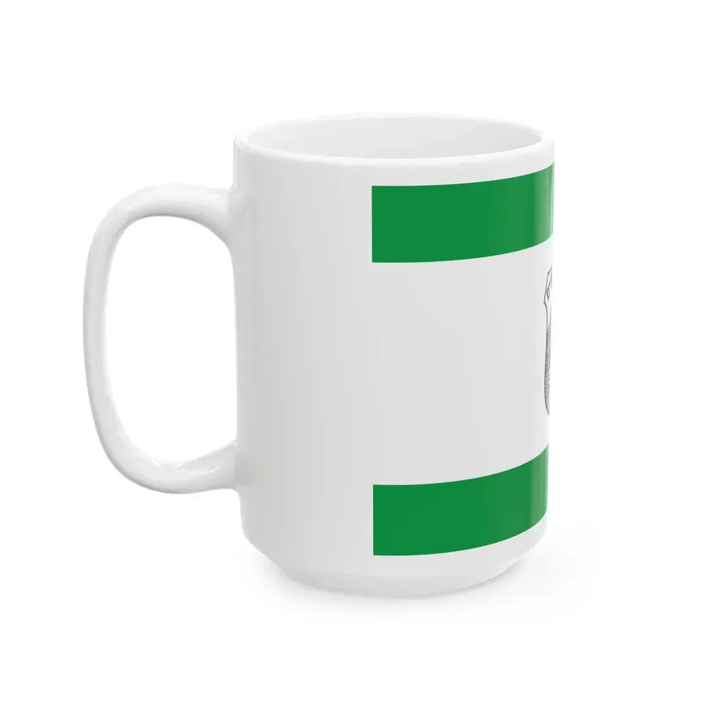 Flag of Givatayim Israel - White Coffee Mug - Go Mug Yourself