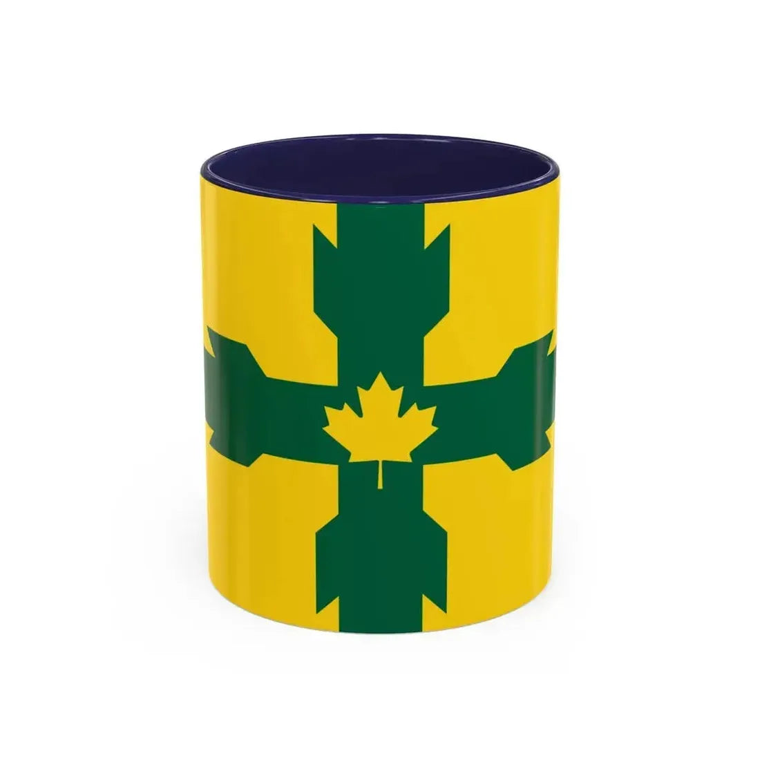 Flag of Gloucester Ontario Canada - Accent Coffee Mug 11oz Navy - Go Mug Yourself
