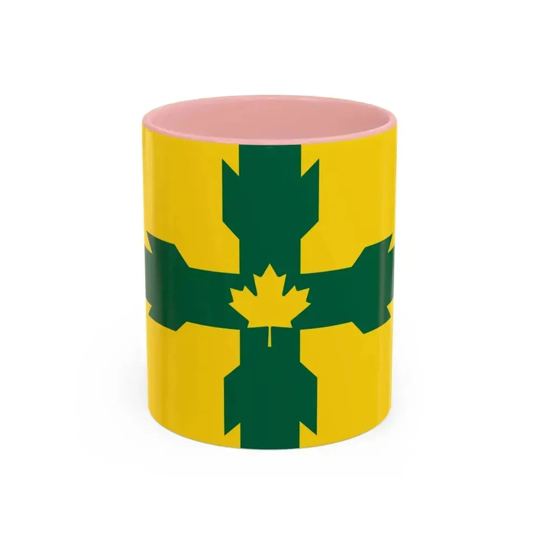 Flag of Gloucester Ontario Canada - Accent Coffee Mug 11oz Pink - Go Mug Yourself