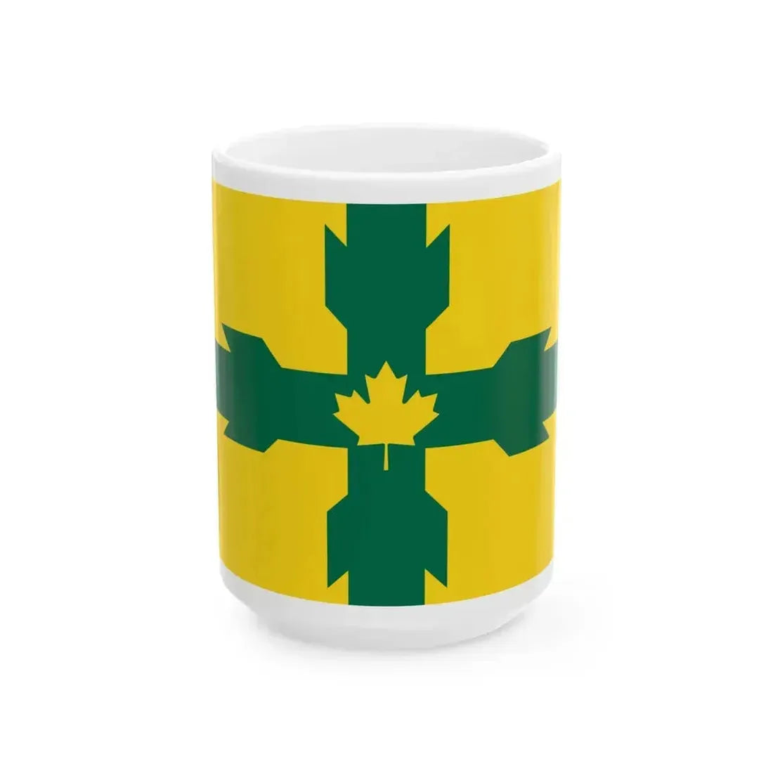 Flag of Gloucester Ontario (Canada) White Coffee Mug 15oz - Go Mug Yourself
