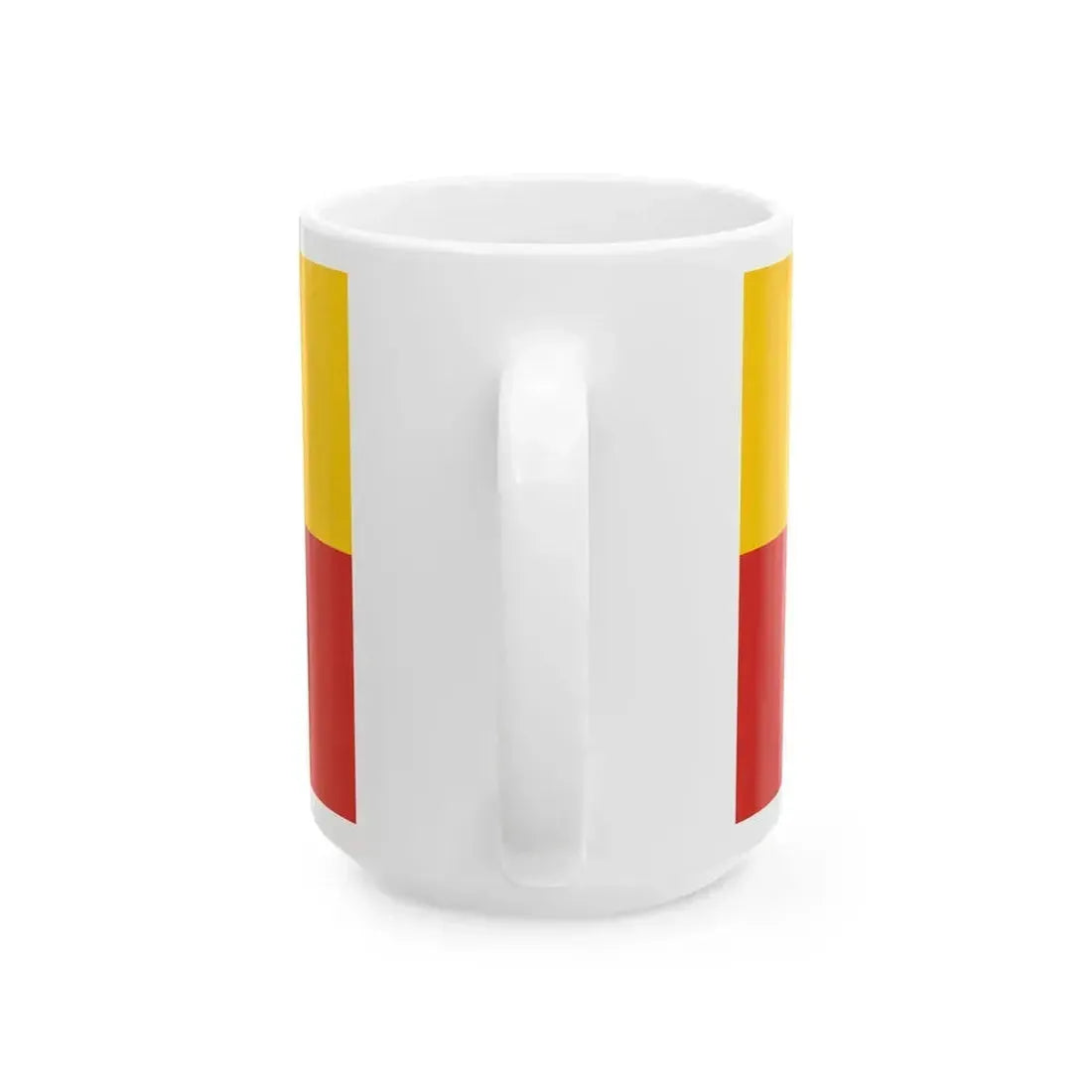Flag of Gmina Warsaw-Bielany 1995-2002 (Poland) White Coffee Mug - Go Mug Yourself