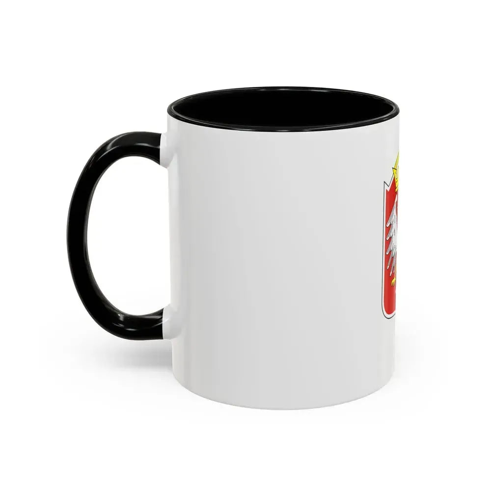 Flag of Gniezno Poland - Accent Coffee Mug - Go Mug Yourself